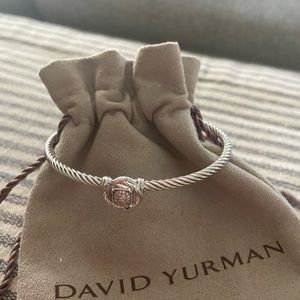 Infinity DY bracelet w/ diamonds 3mm